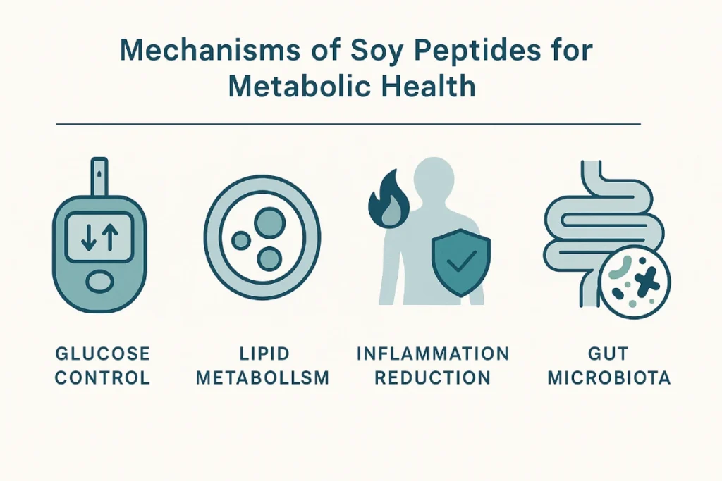 Soy peptides applied in functional foods, dietary supplements, and medical nutrition products for B2B innovation