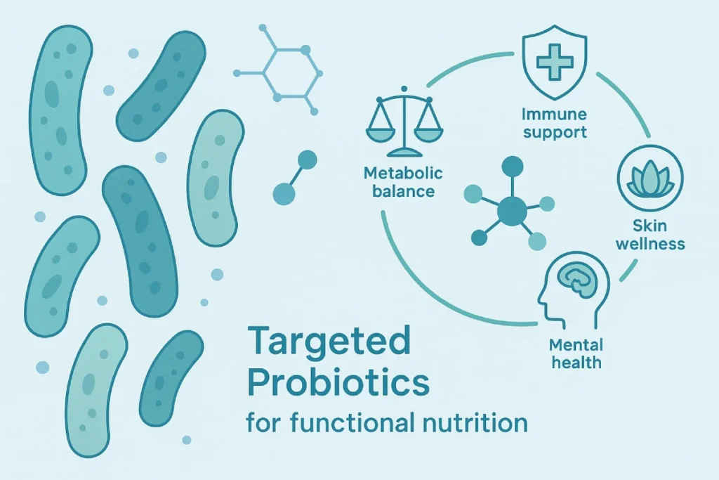 High-efficacy targeted probiotics for immune, metabolic, skin, and mental health by BIOXMAS Eyoson